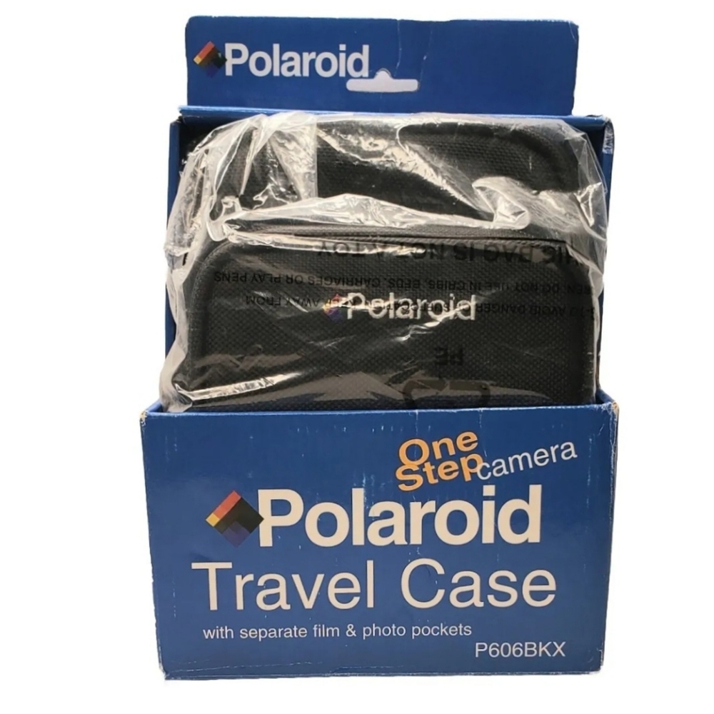 Official Genuine  Polaroid  One Step  Camera Travel Case With Pockets NEW!